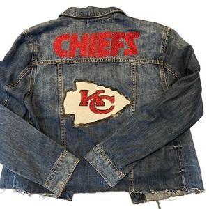 KC Chiefs jean jacket